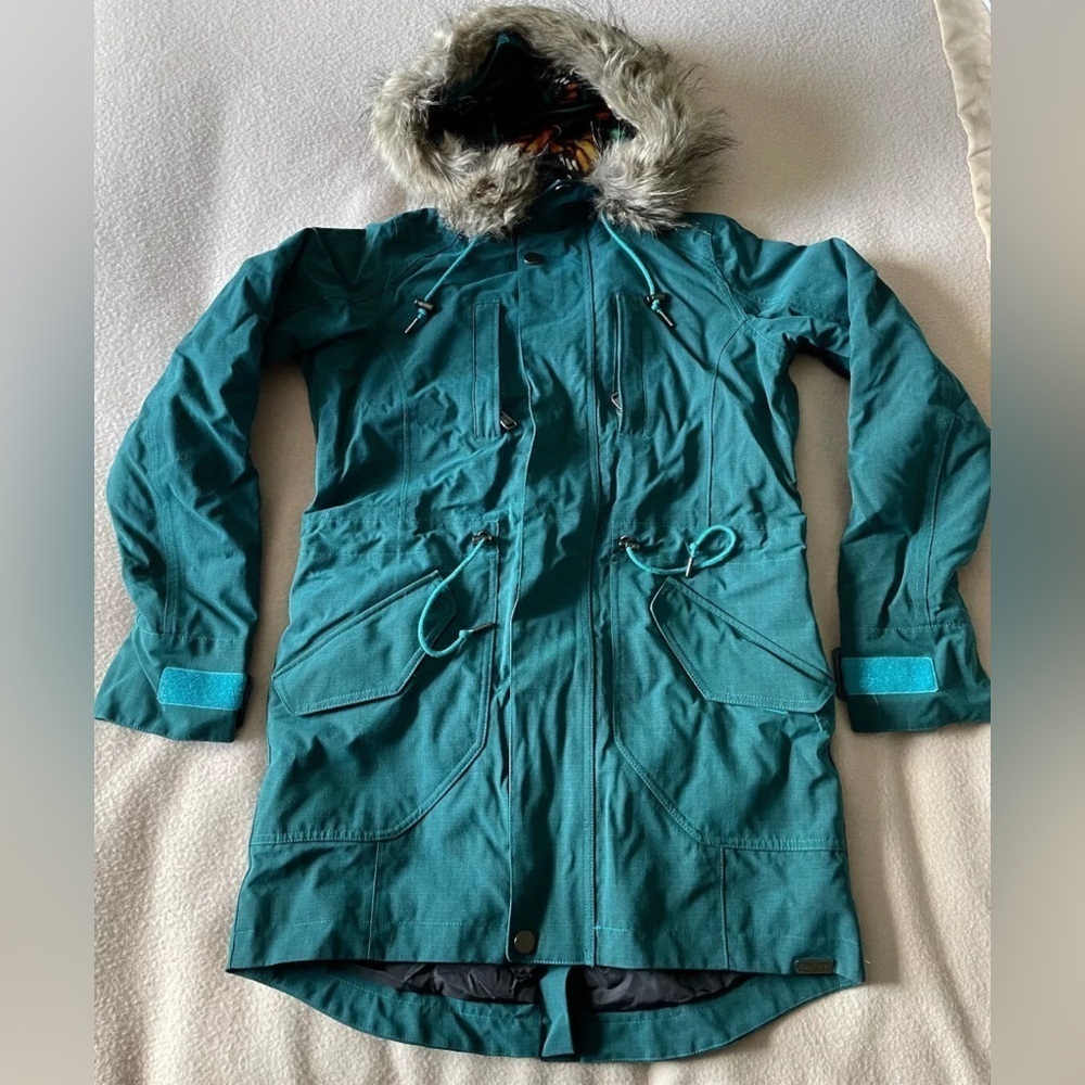 ‘B by Burton’ by Burton Arya Trench DryRide Snow Jacket w/satin lining. XL.